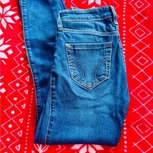 Hollister Women's Blue Skinny Jeans